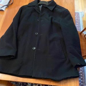 Kenneth Cole Dress Coat, XL, Black